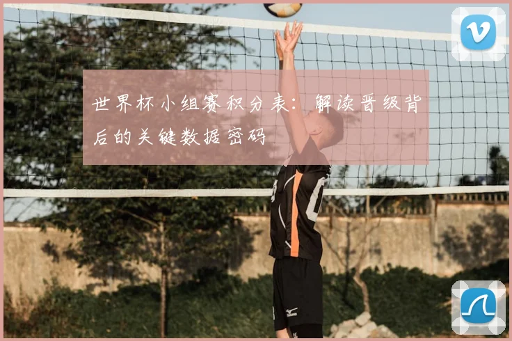 世界杯小组赛积分表：解读晋级背后的关键数据密码